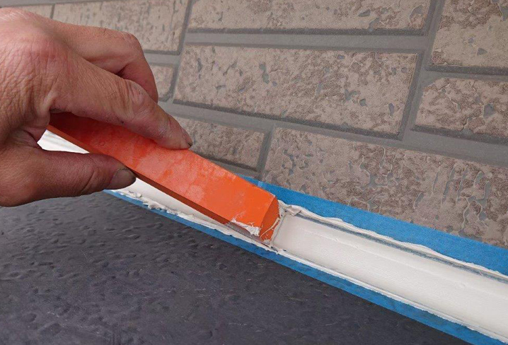 シーリング、下地補修工事2