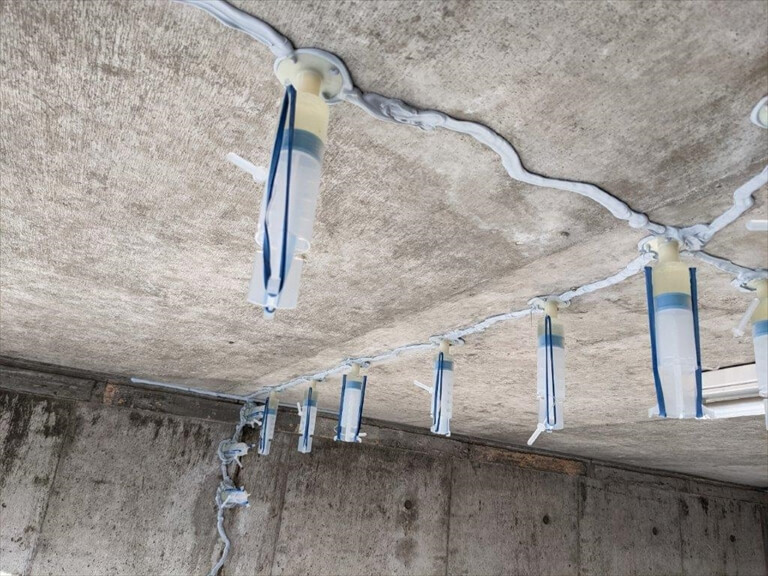 エポキシ注入【Uカットシール後　Kモルタル補修】