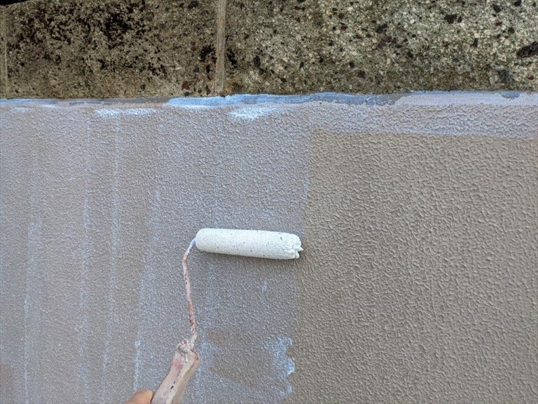 シーラー塗布【Uカットシール後　Kモルタル補修】