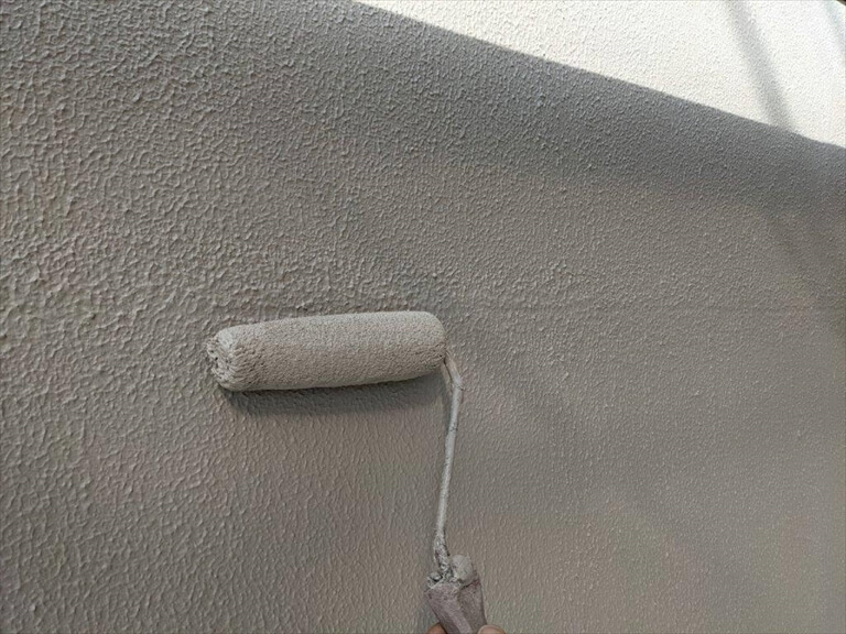 上塗り2回目【Uカットシール後　Kモルタル補修】