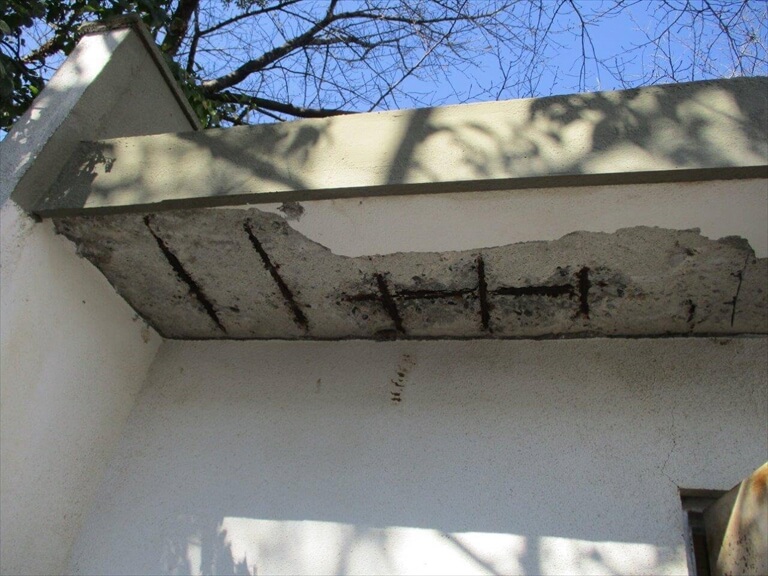 脆弱部の撤去完了【補修方法】