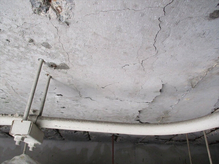 爆裂現状【補修方法】