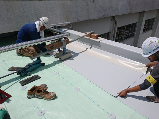 塩ビシート防水6